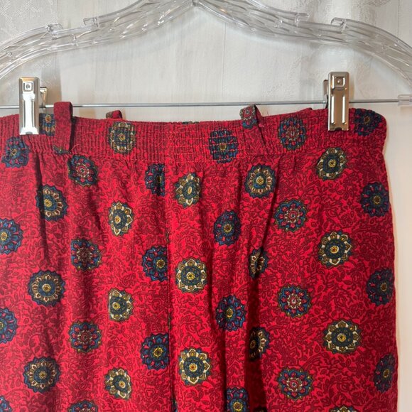 Vintage Sag Harbor Women's Paisley Medallion Pants - Picture 2 of 11